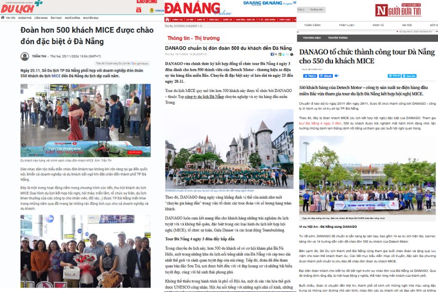 Công ty du lịch DANAGO uy tín