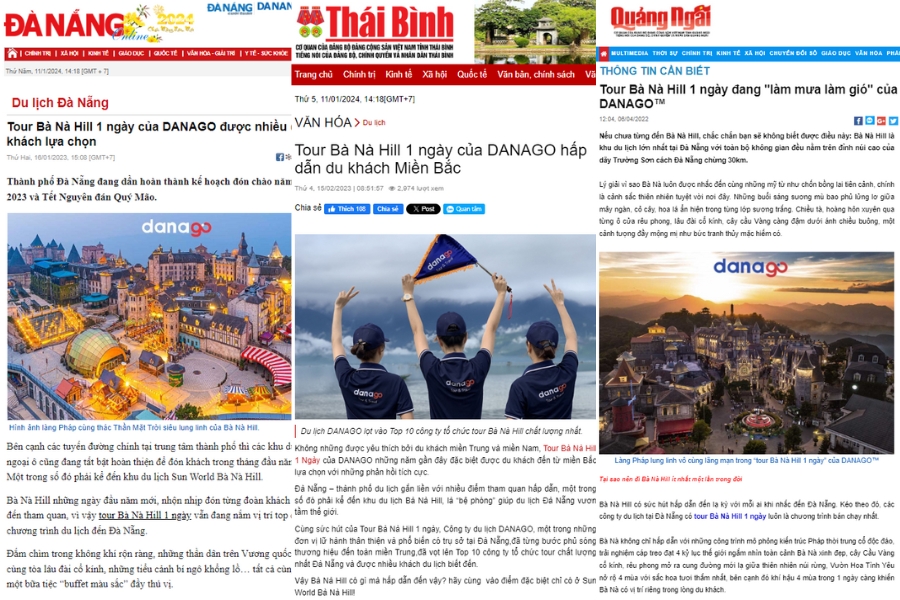 Báo chí đánh giá tour Bà Nà 1 ngày chất lượng