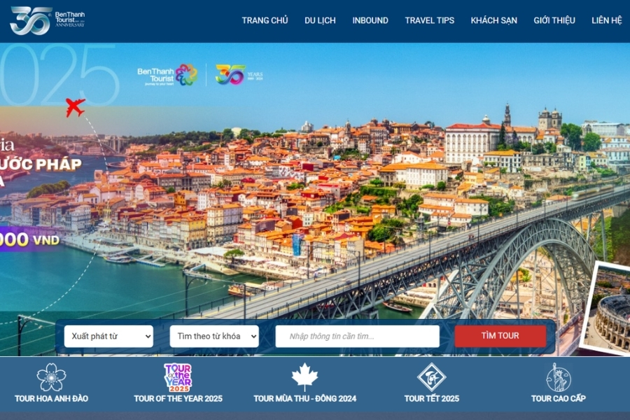 Công ty du lịch Đà Nẵng Bến Thành Tourist