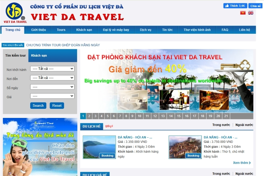 Công ty du lịch Đà Nẵng VIỆT ĐÀ