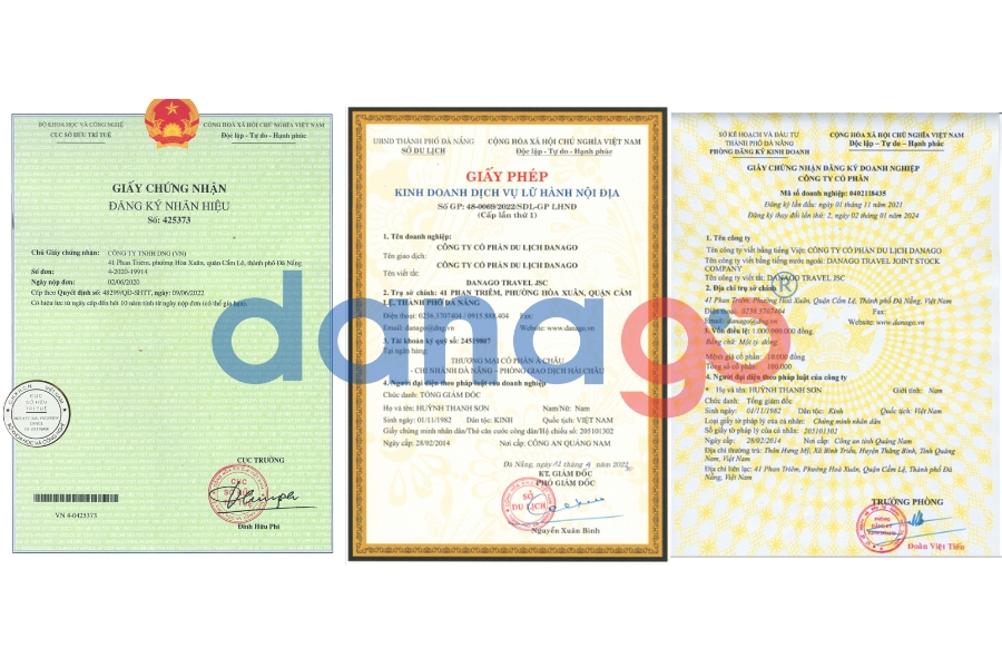GIẤY TỜ PHÁP LÝ CỦA ĐƠN VỊ LỮ HÀNH DANAGO UY TÍN GIẤY TỜ PHÁP LÝ CỦA ĐƠN VỊ LỮ HÀNH DANAGO UY TÍN