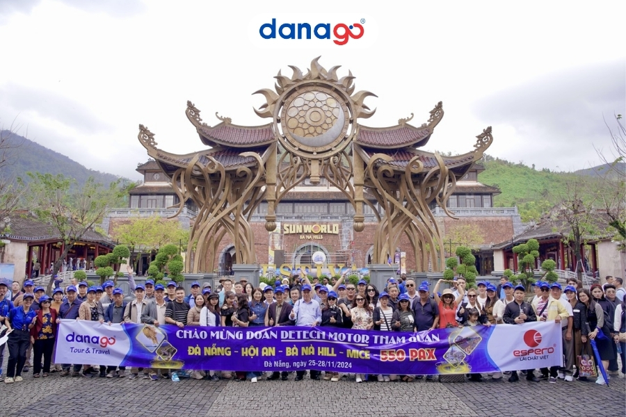 Đoàn 500 Khách Của DANAGO - Tham quan Bà Nà Hills 