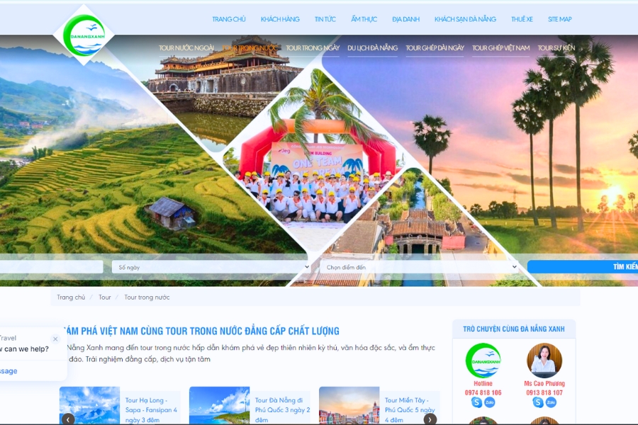 Công ty du lịch Đà Nẵng Xanh TOUR DU LỊCH ĐÀ NẴNG