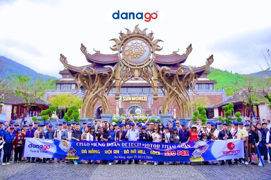 Đoàn 550 khách của DANAGO tham quan Bà Nà Hill VÉ BÀ NÀ HILL