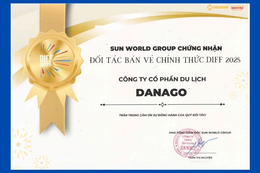Chứng thư Sun World Group Chứng thư Sun World Group
