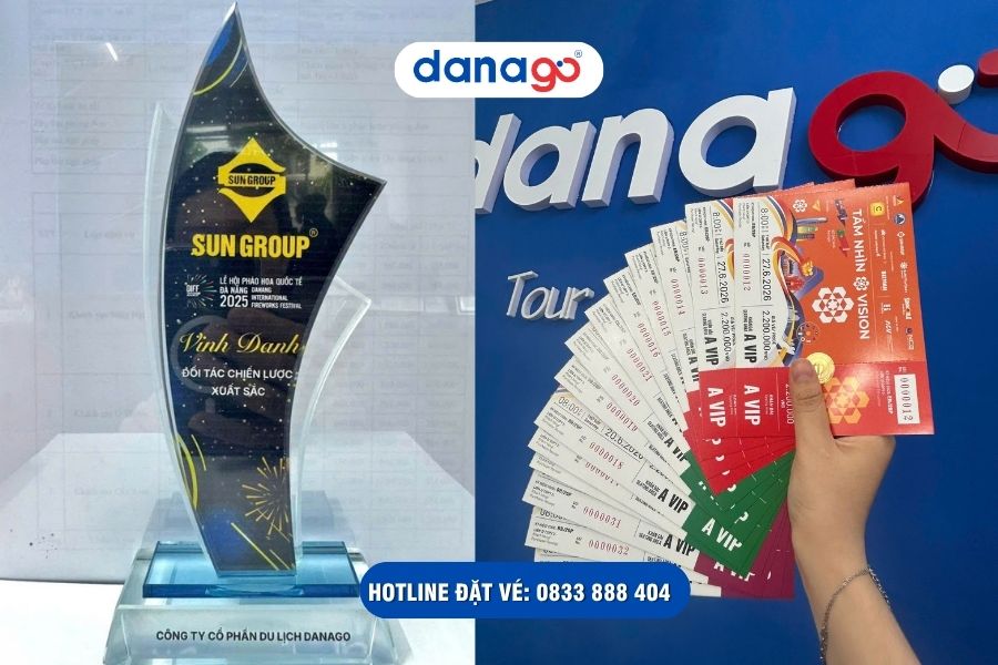 DANAGO - Đối tác chiến lược chính thức phân phối vé pháo hoa Đà Nẵng