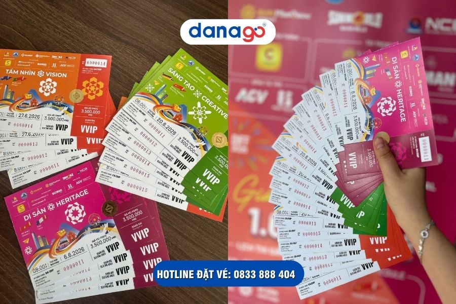 Vé giấy xem pháo hoa Đà Nẵng 2026